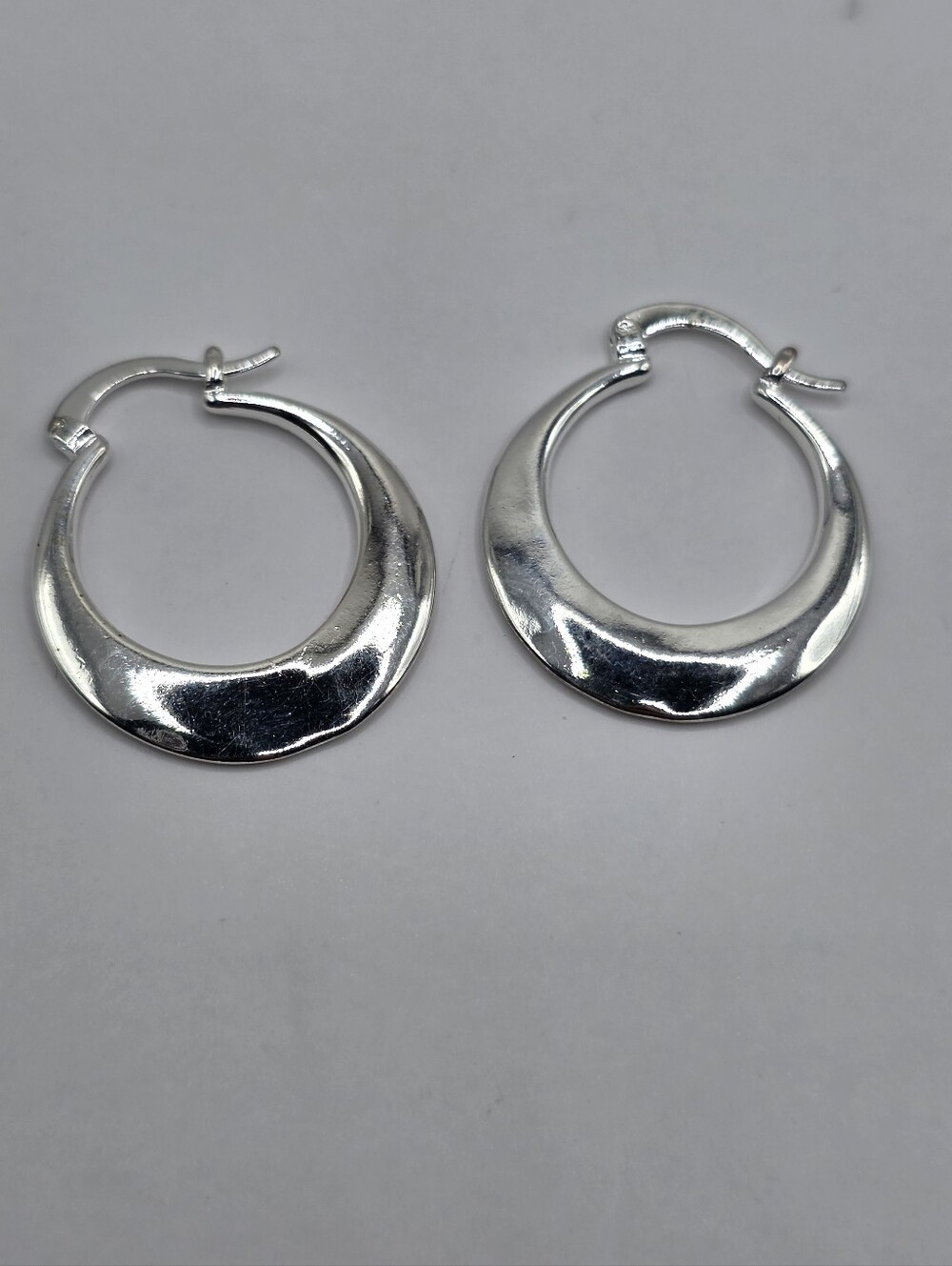 Silver Hoop Earrings
